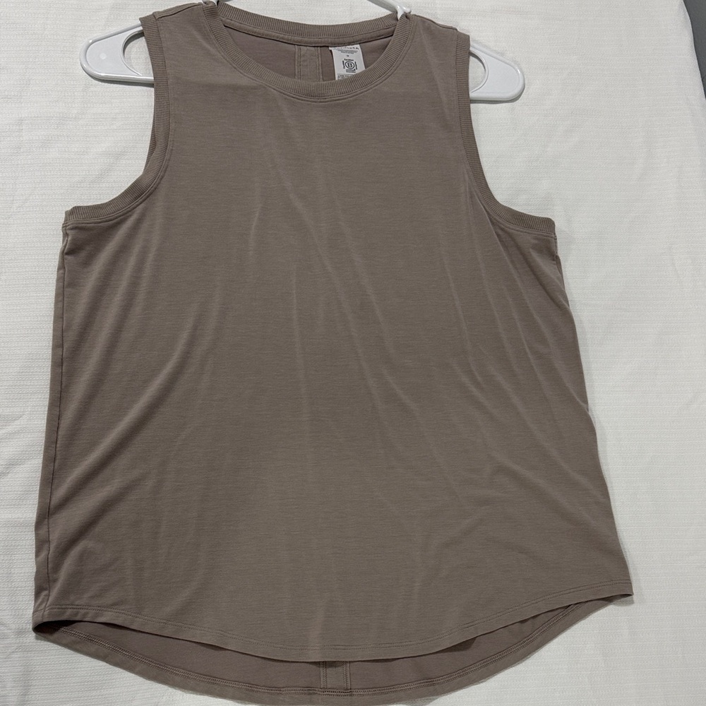 Athleta Taupe Muscle Tee